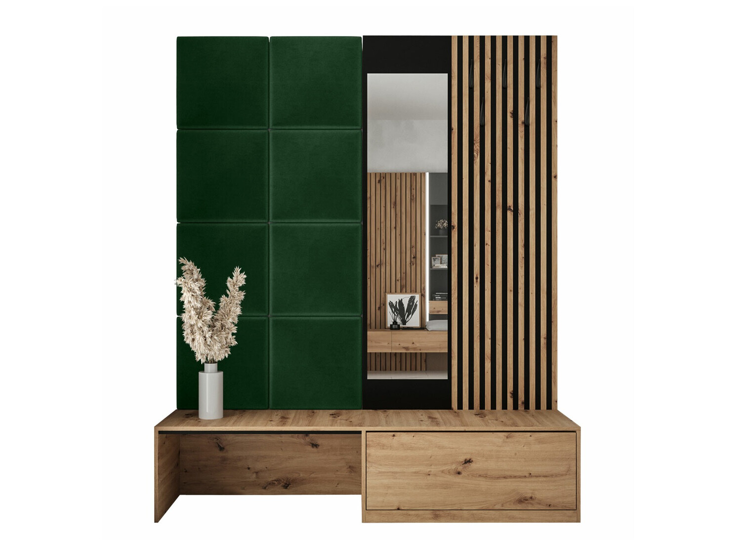 Set za hodnik Hartford 322 (Zanatski hrast + Manila 35)