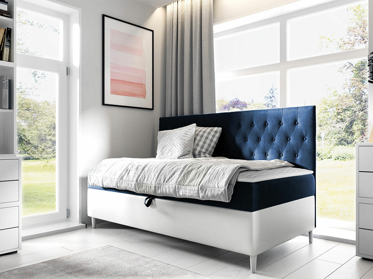 Boxspring krevet Lucus II (Soft 017 + Fresh 11)