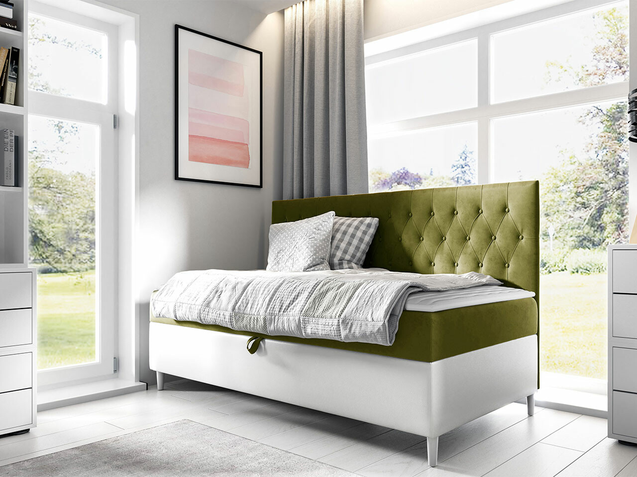 Boxspring krevet Lucus II (Soft 017 + Fresh 12)
