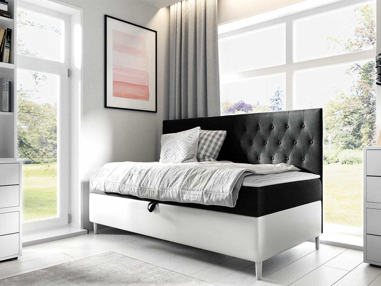 Boxspring krevet Lucus II (Soft 017 + Fresh 17)