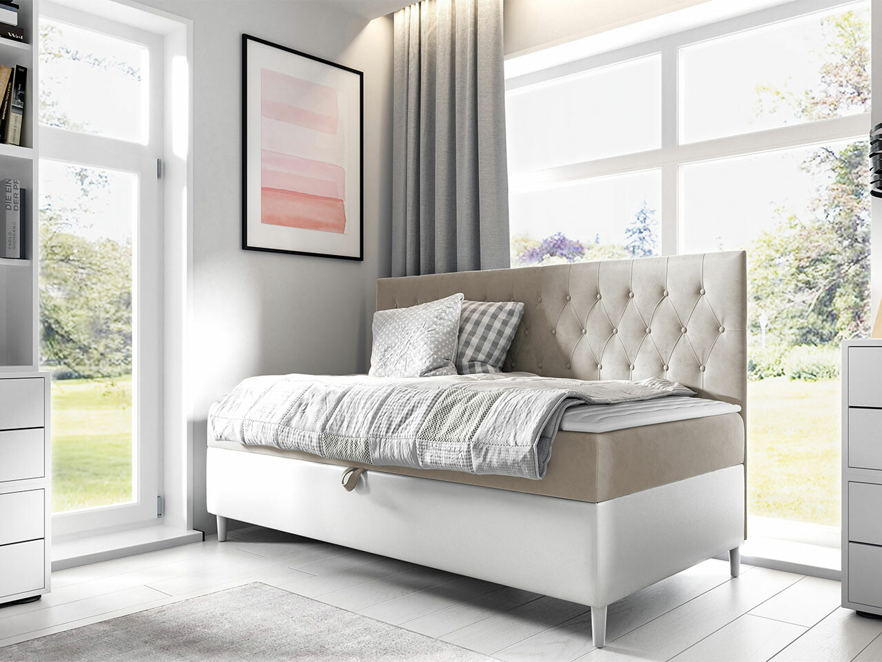 Boxspring krevet Lucus II (Soft 017 + Fresh 1)