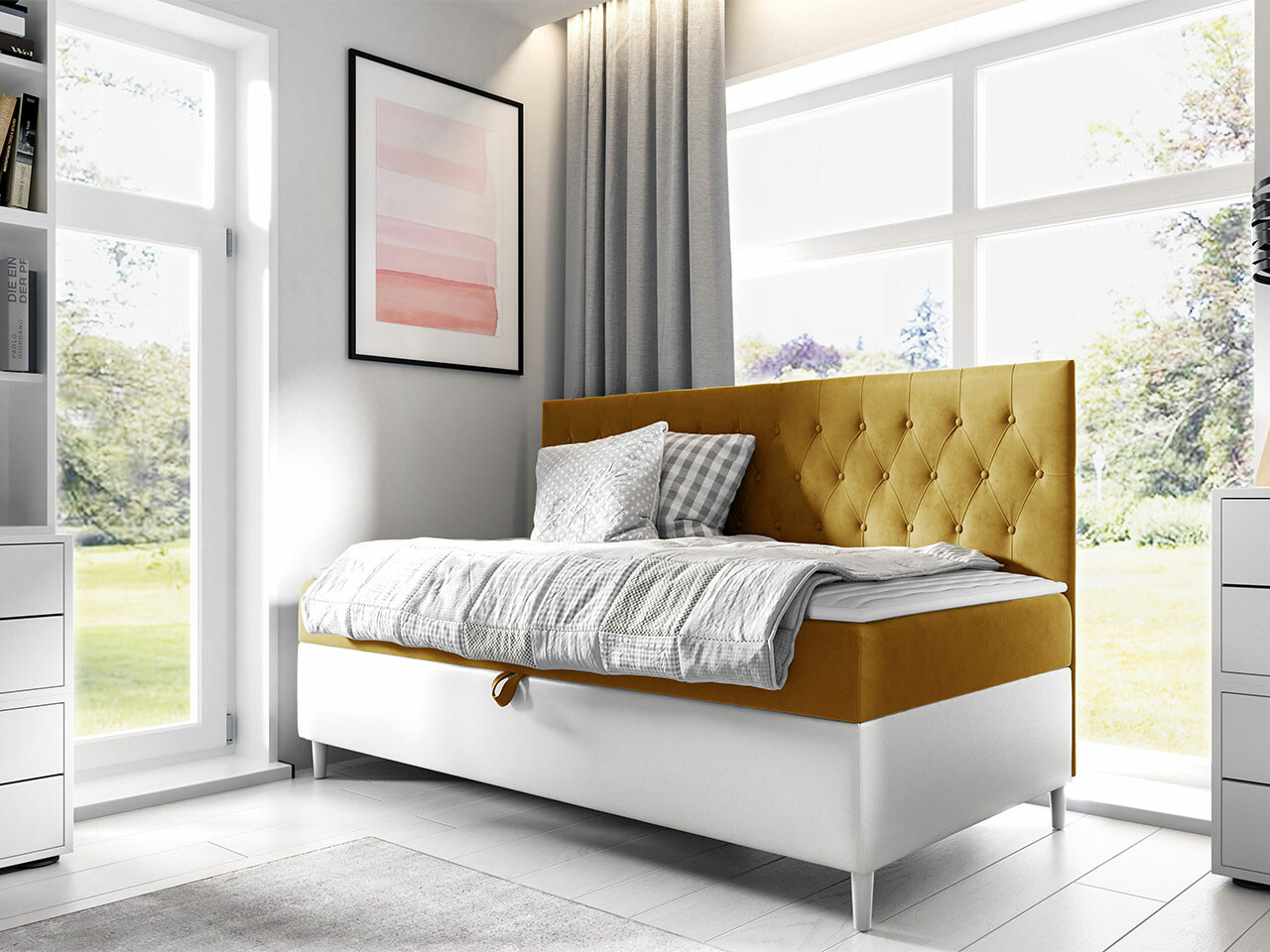 Boxspring krevet Lucus II (Soft 017 + Fresh 37)