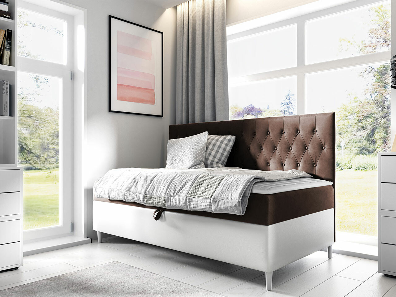 Boxspring krevet Lucus II (Soft 017 + Fresh 4)