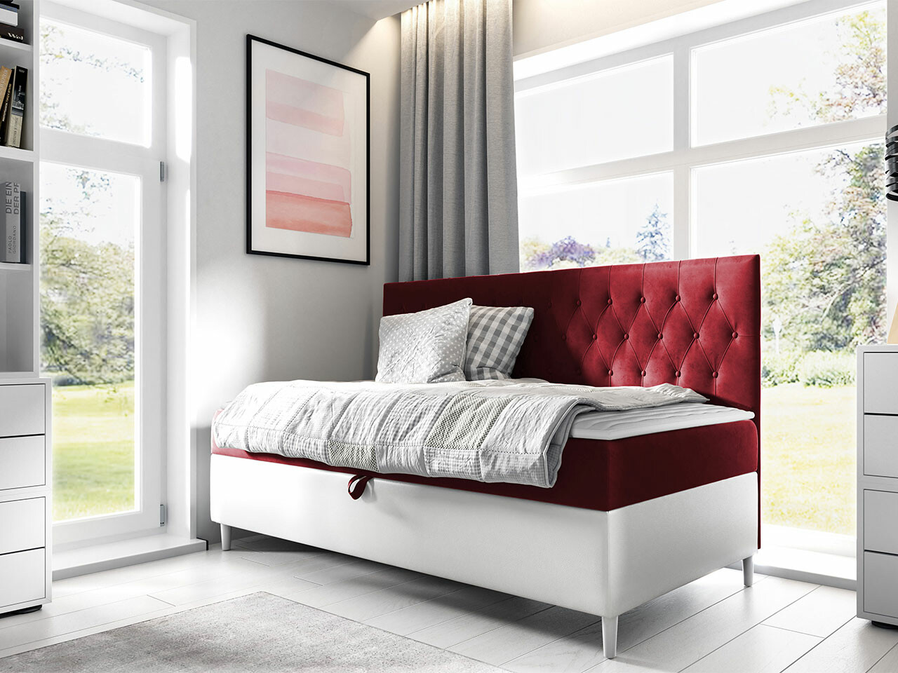Boxspring krevet Lucus II (Soft 017 + Fresh 8)