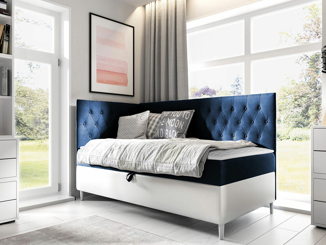 Boxspring krevet Lucus III (Soft 017 + Fresh 11)