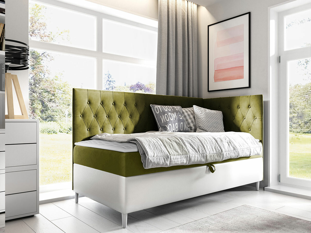 Boxspring krevet Lucus III (Soft 017 + Fresh 12)