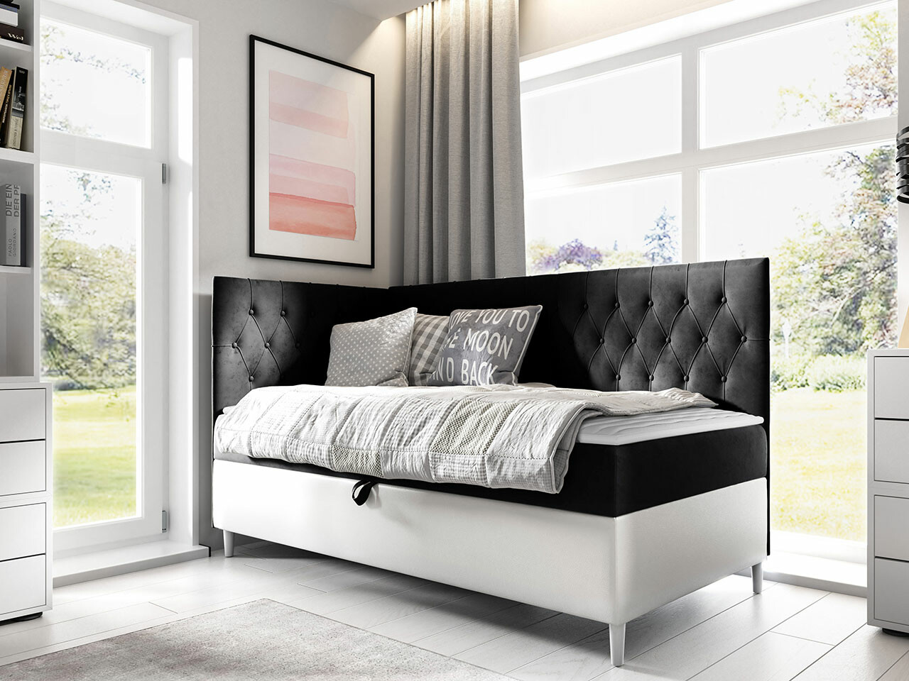 Boxspring krevet Lucus III (Soft 017 + Fresh 17)