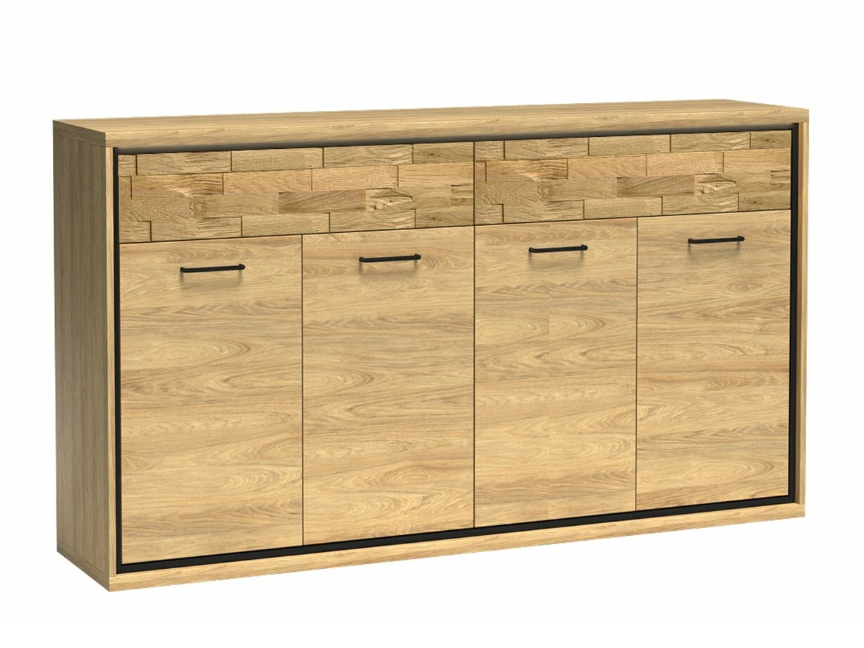 Komoda Etrmoni 105 (Svetlo drvo + Hrast)