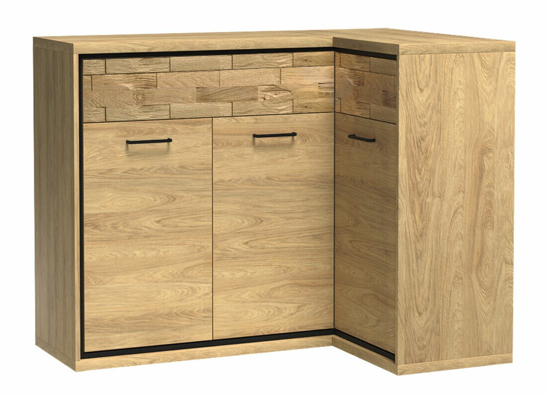 Ugaona komoda Etrmoni 106 (Svetlo drvo + Hrast)