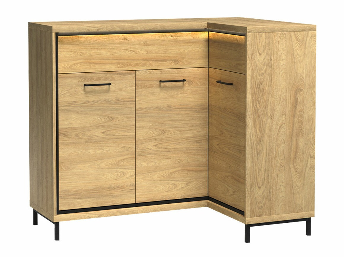 Ugaona komoda Etrmoni 106 (Svetlo drvo)