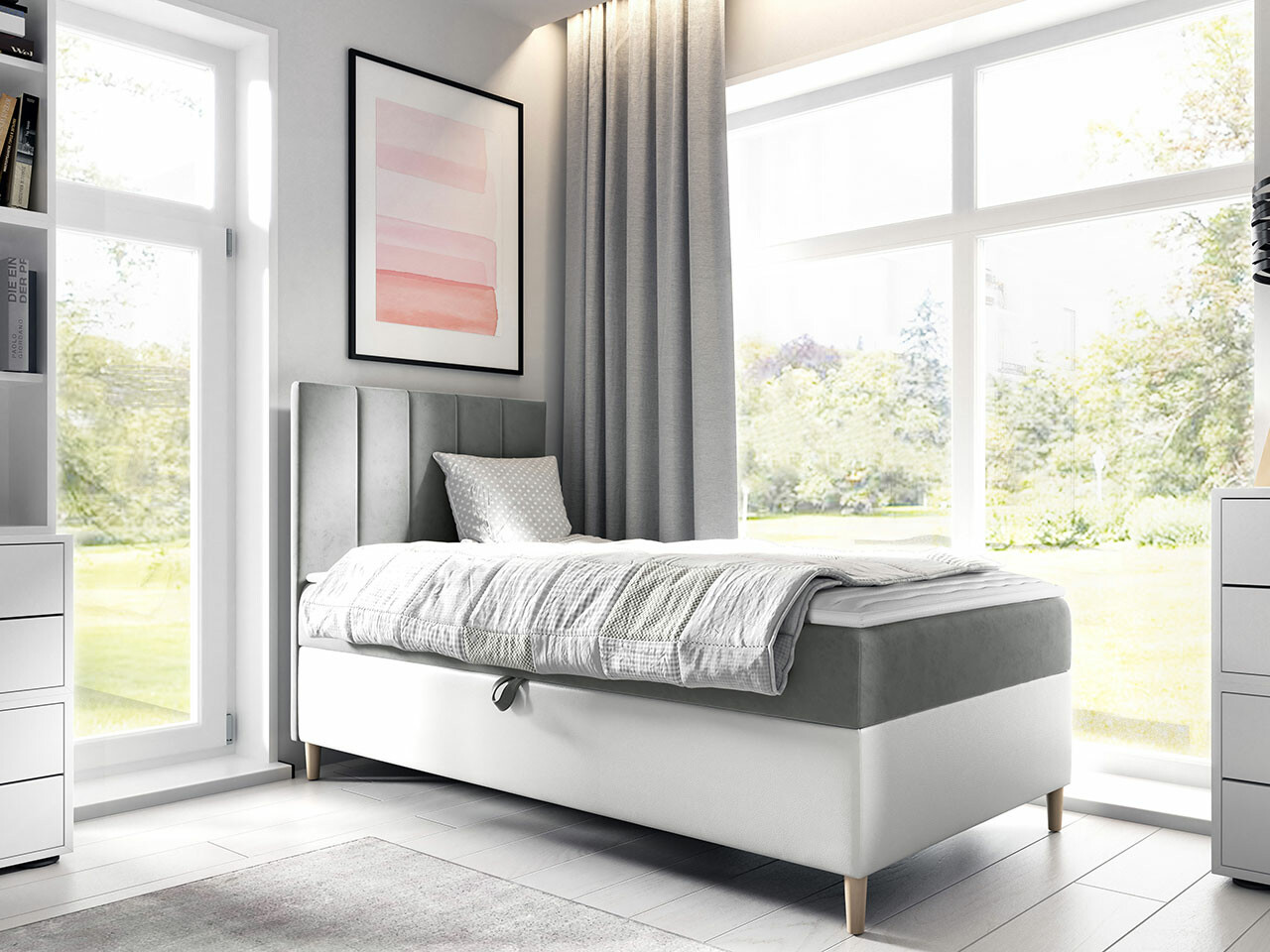 Boxspring krevet Lucus VI (Soft 017 + Fresh 14)