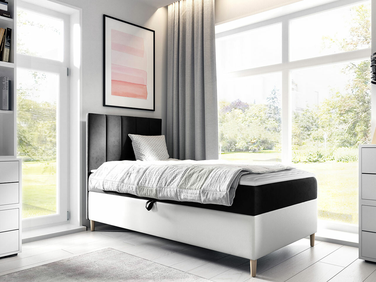 Boxspring krevet Lucus VI (Soft 017 + Fresh 17)