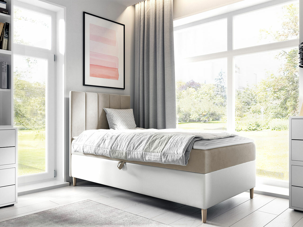 Boxspring krevet Lucus VI (Soft 017 + Fresh 1)