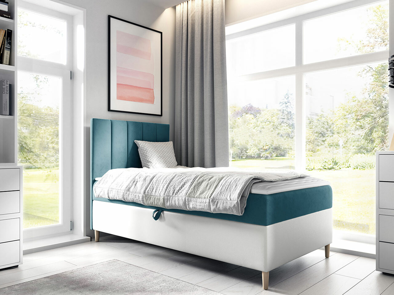 Boxspring krevet Lucus VI (Soft 017 + Fresh 34)