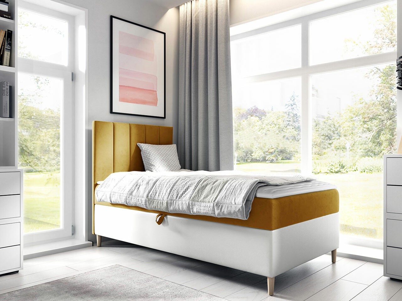 Boxspring krevet Lucus VI (Soft 017 + Fresh 37)