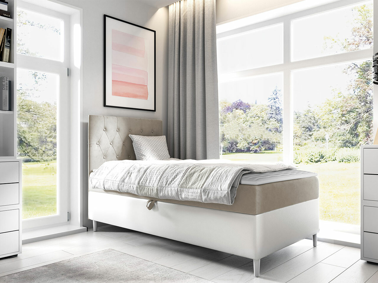 Boxspring krevet Lucus VII (Soft 017 + Fresh 1)