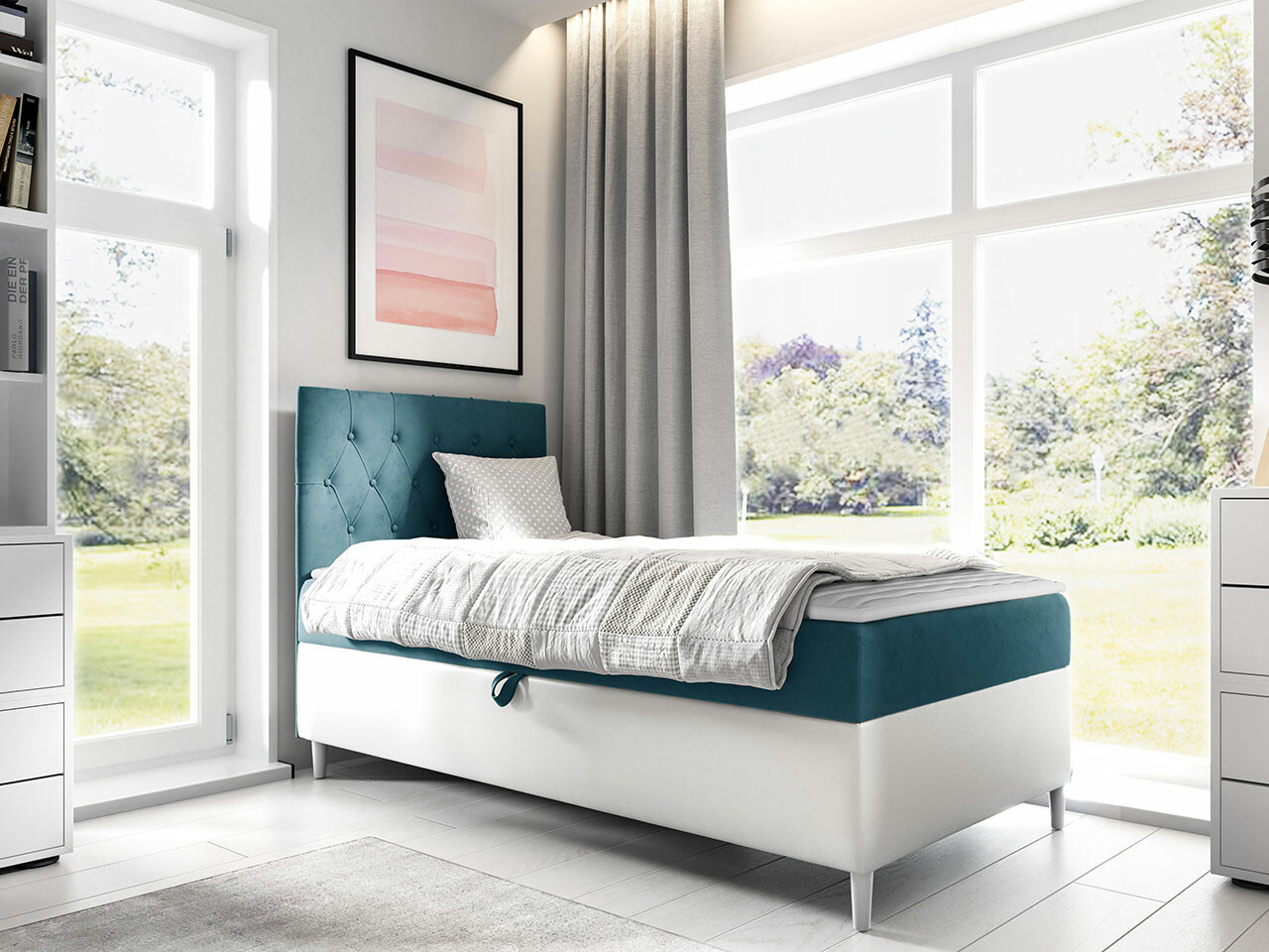 Boxspring krevet Lucus VII (Soft 017 + Fresh 34)