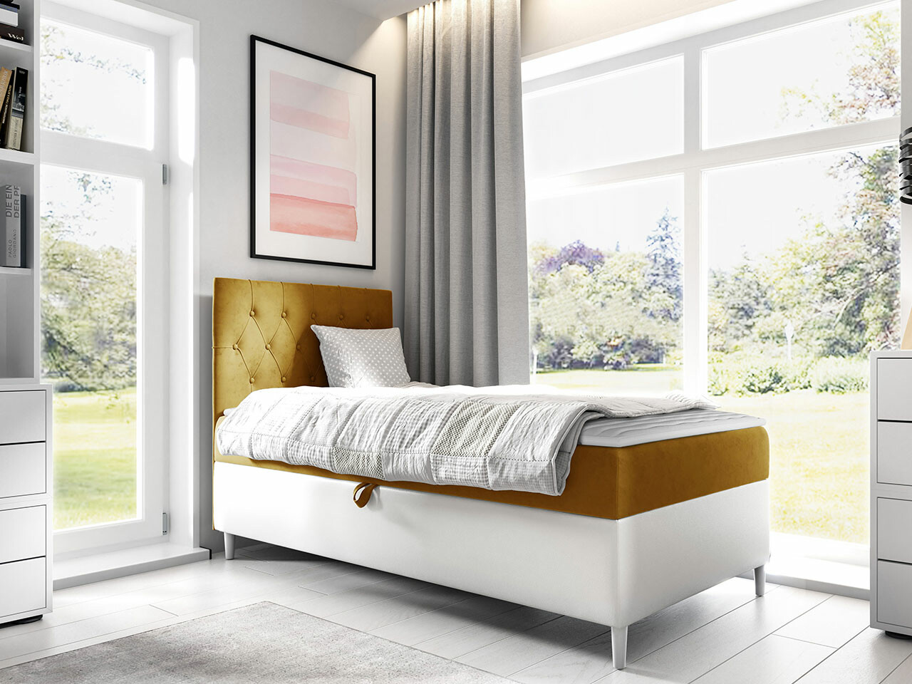 Boxspring krevet Lucus VII (Soft 017 + Fresh 37)