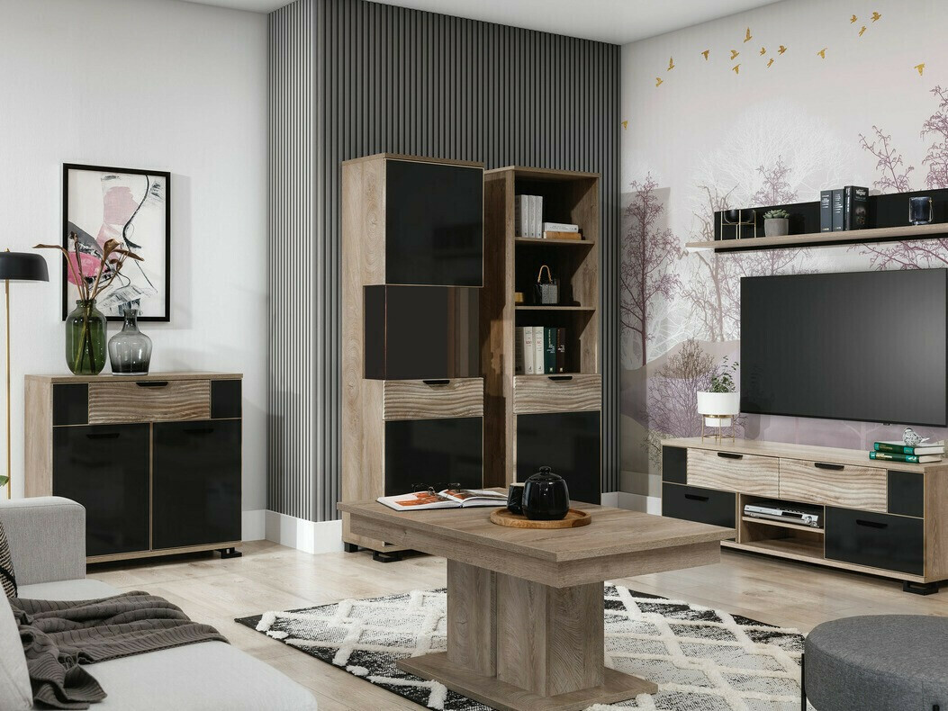 Modularni stočić za kafu Nuremi 111 (Hrast)