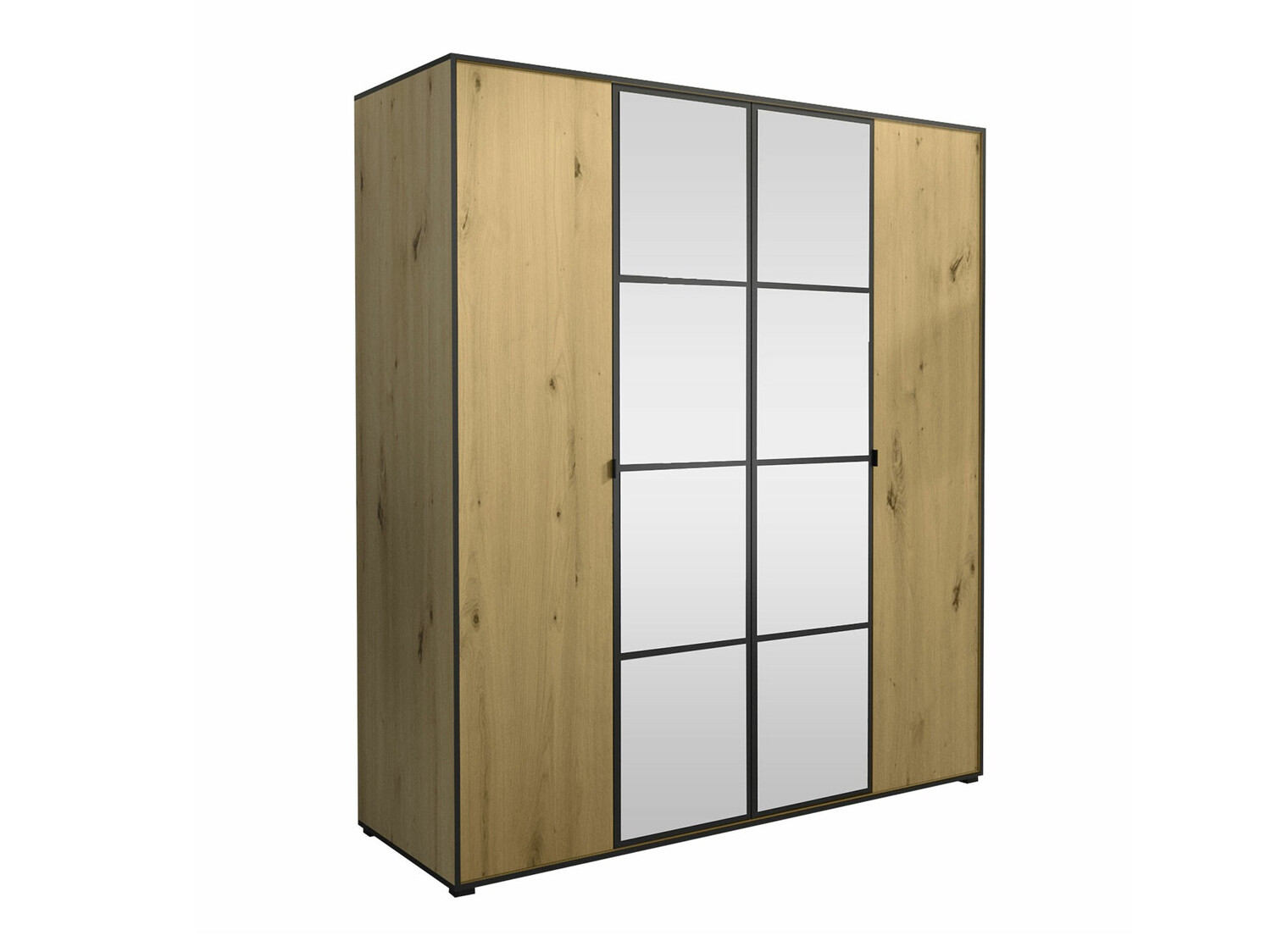 Ormar Toledo 117 (Zanatski hrast + Crno)