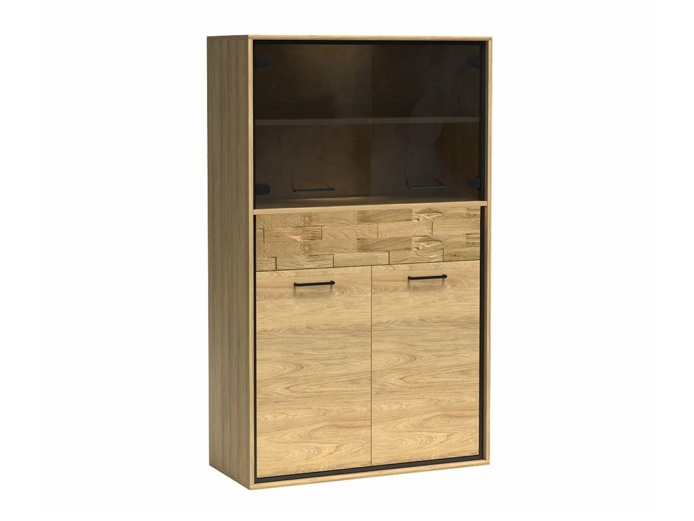 Polica Etrmoni 107 (Svetlo drvo + Hrast)