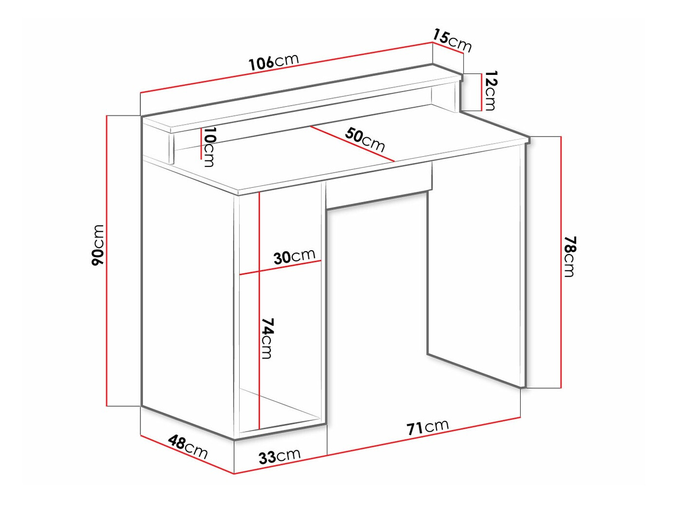 Gejming sto Hartford 324 (Crno)