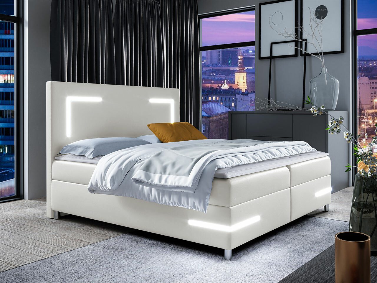 Boxspring krevet Baltimore 173 (Soft 017)