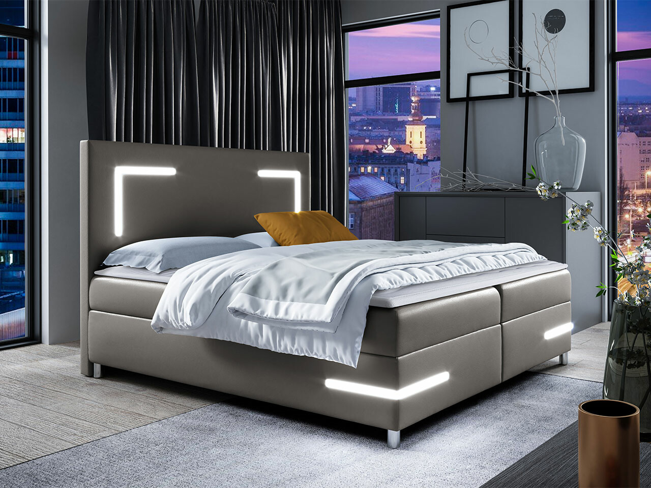 Boxspring krevet Vallis (Madryt 190)