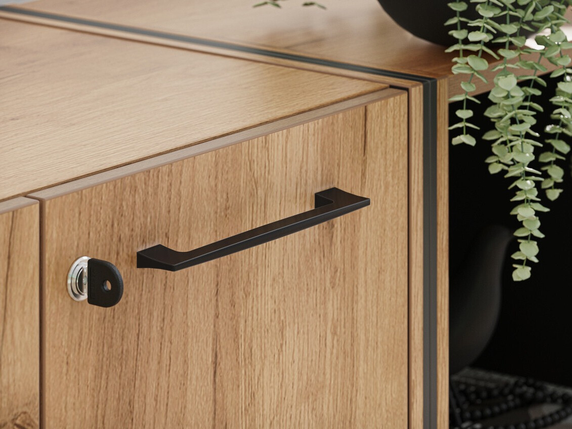 Ormarić Fivcalu 102 (Navarra hrast + Graphite)