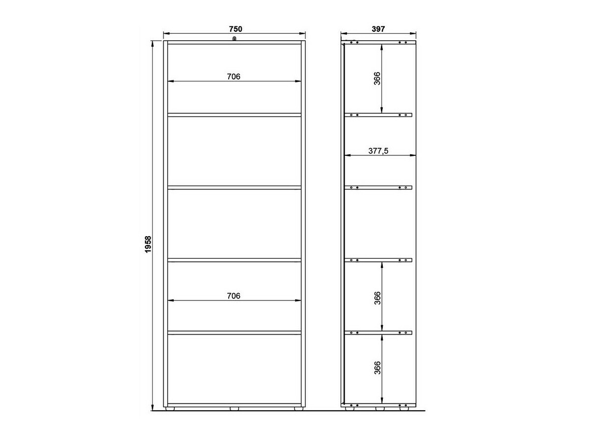 Polica Fivcalu 105 (Navarra hrast + Grafit)