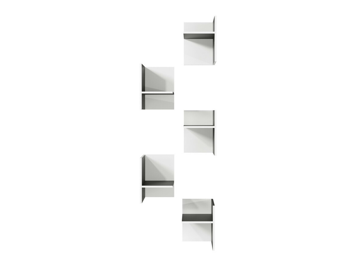 Polica set Fivcalu 106 (Belo + Graphite)