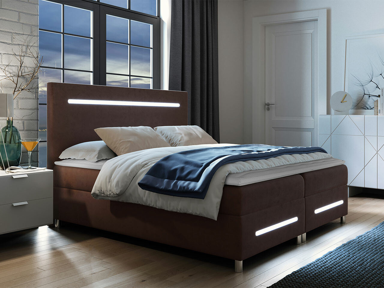 Boxspring krevet Baltimore 174 (Fresh 4)