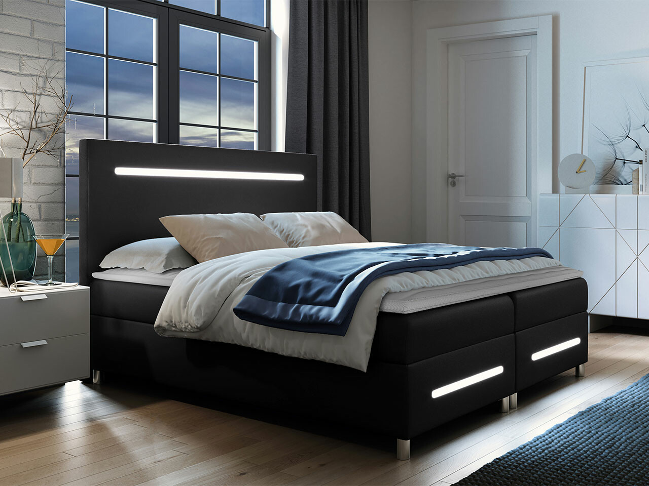 Boxspring krevet Baltimore 174 (Soft 011)
