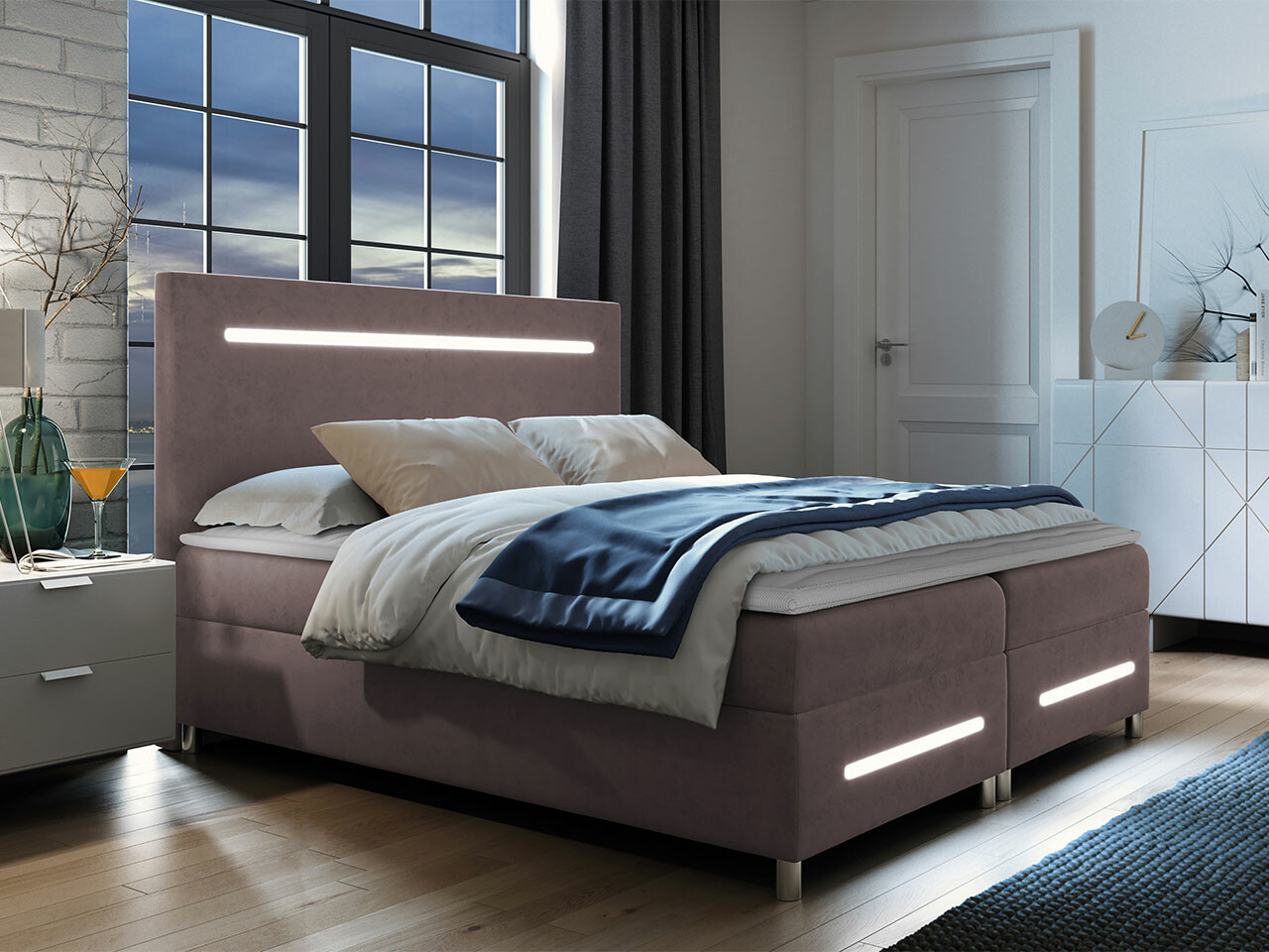 Boxspring krevet Pluvia (Fresh 9)