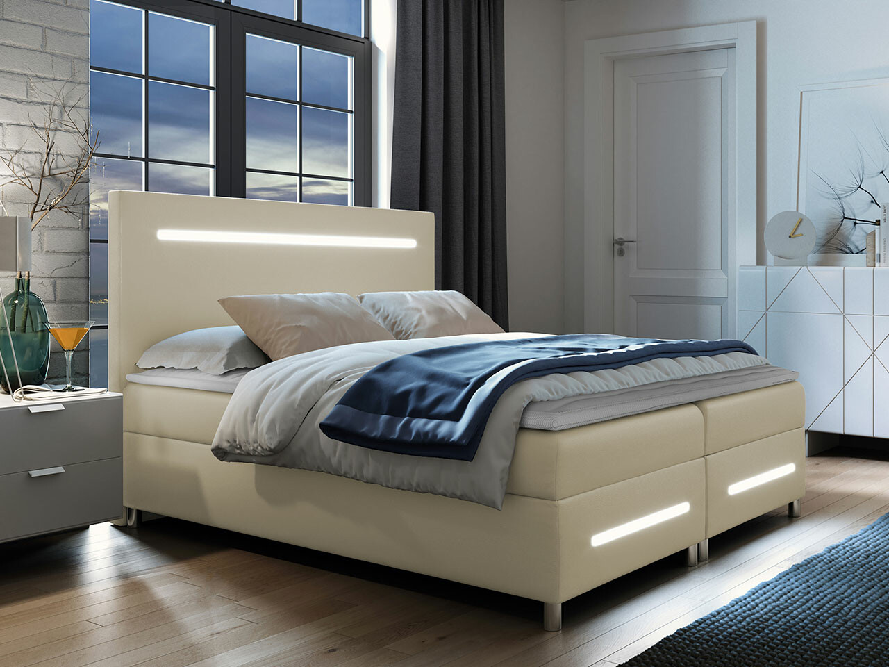 Boxspring krevet Pluvia (Soft 033)