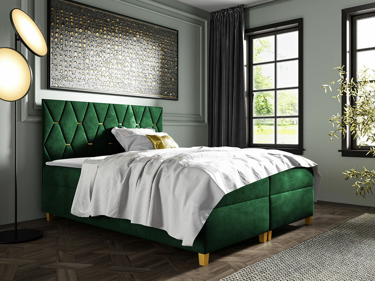 Boxspring krevet Nemus (Fresh 13)