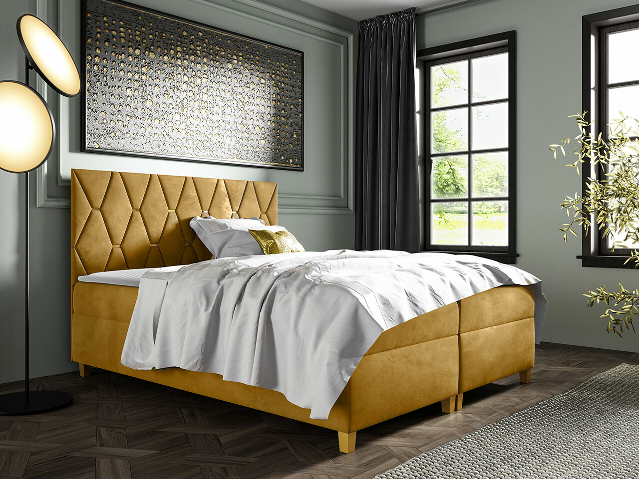 Boxspring krevet Nemus (Fresh 37)