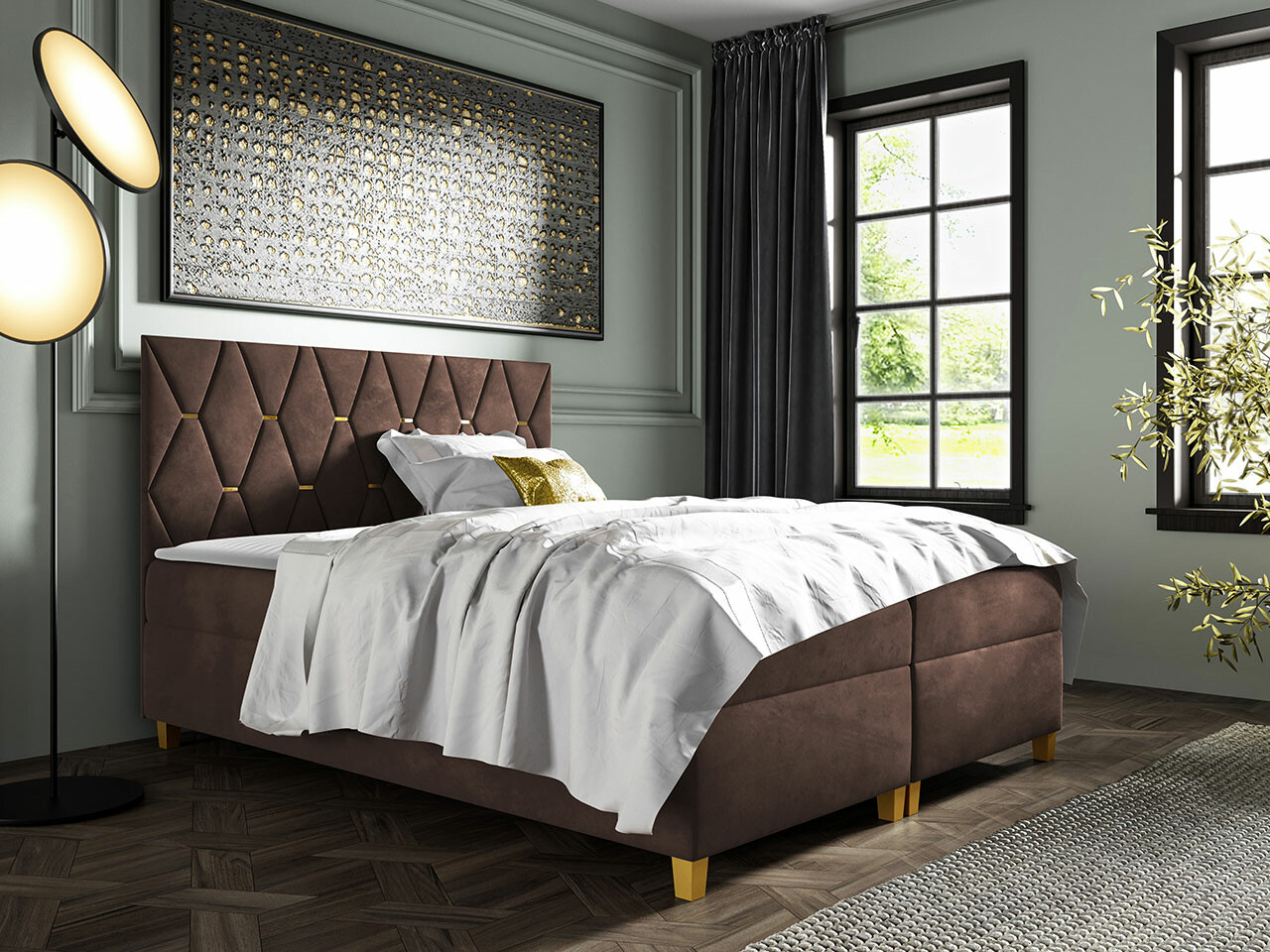 Boxspring krevet Nemus (Fresh 4)