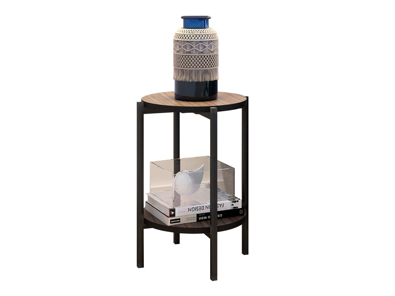 Side table Comfivo 221 (Braon + Crno)