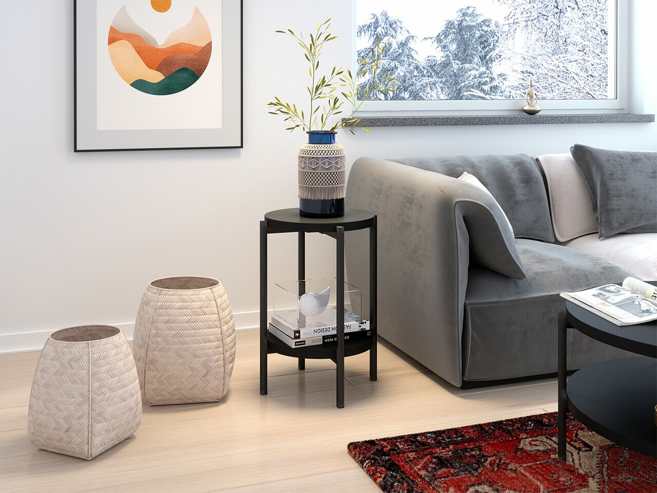 Side table Providence 179 (Crno)