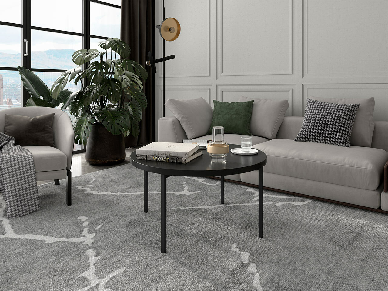 Stočić za kafu Providence 178 (Crno)