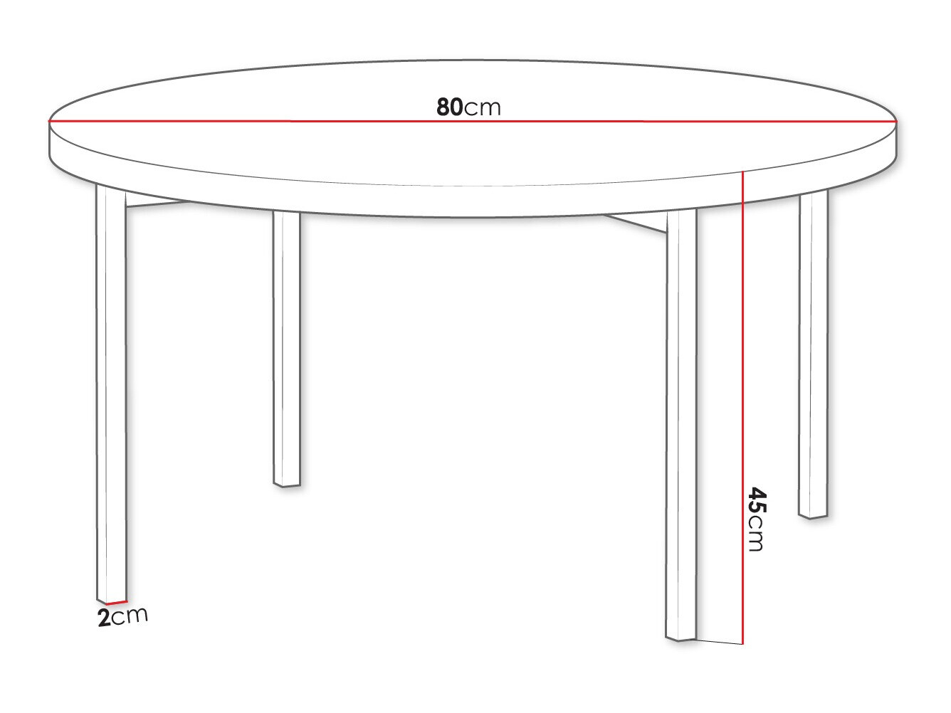 Stočić za kafu Providence 178 (Crno)