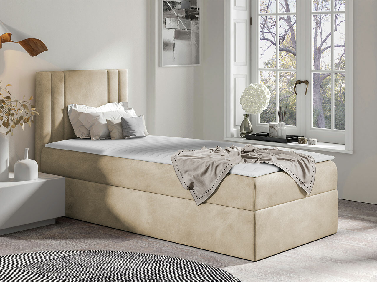 Boxspring krevet Baltimore 179 (Kameleon 04)