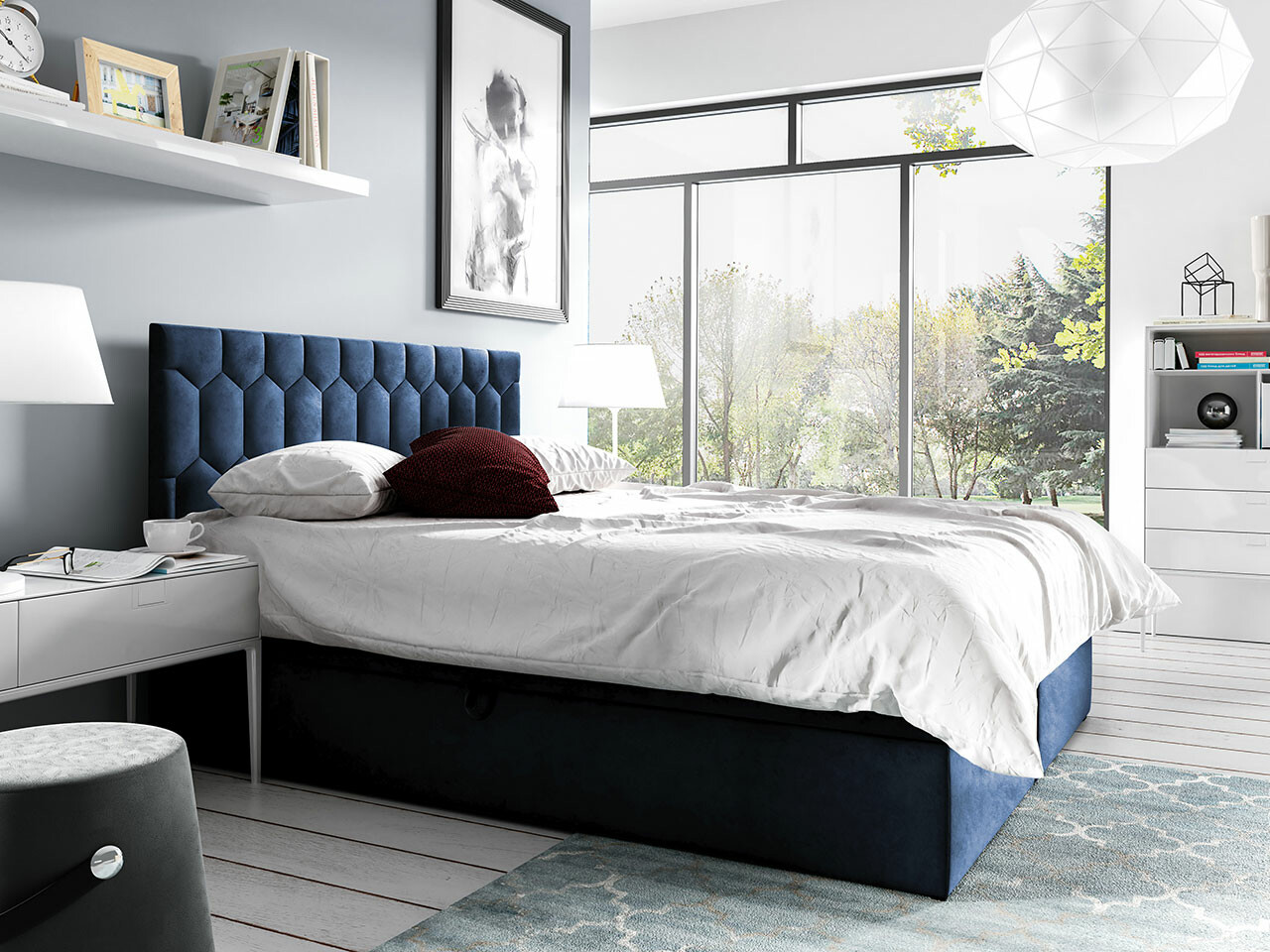 Boxspring krevet Pons III (Fresh 11)