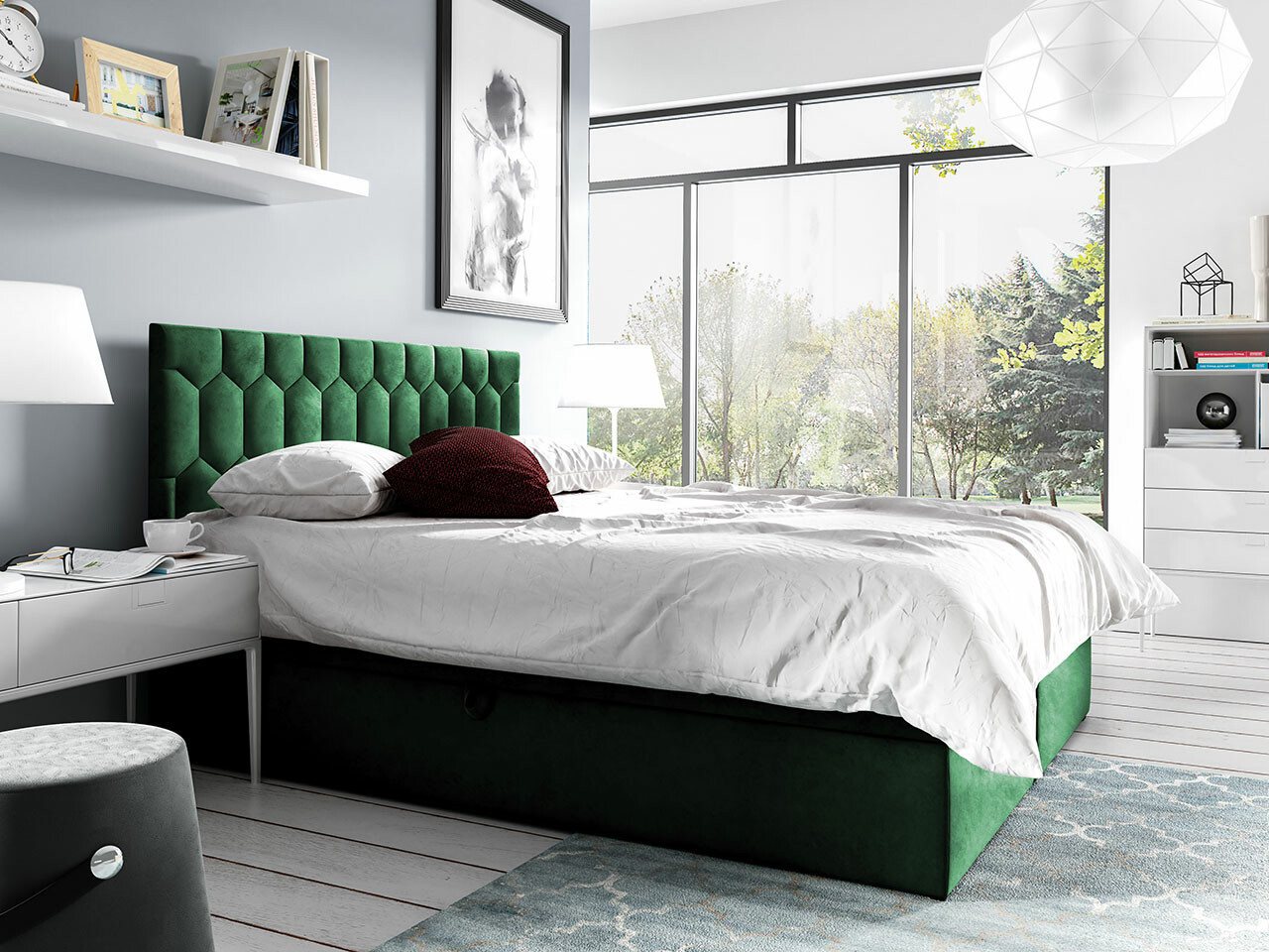 Boxspring krevet Pons III (Fresh 13)
