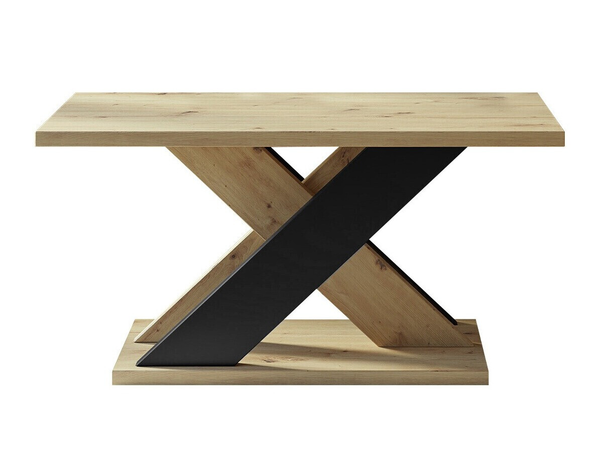 Stočić za kafu Goodyear 116 (Zanatski hrast + Crno)