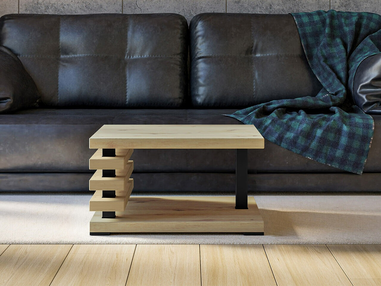 Stočić za kafu Goodyear 122 (Zanatski hrast)