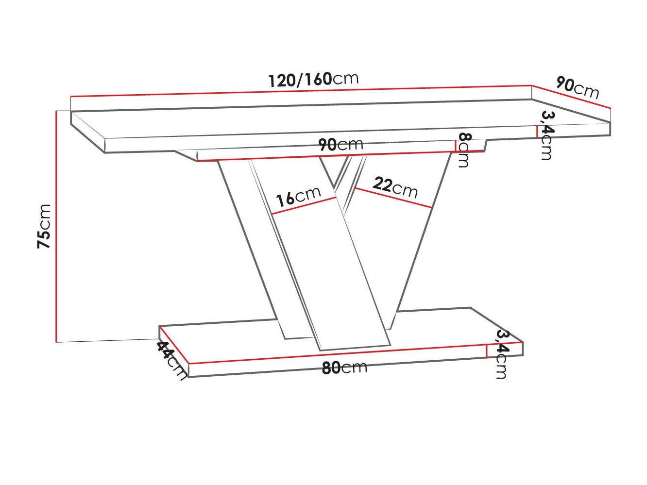Sto Goodyear 125 (Artisan hrast + Crno)