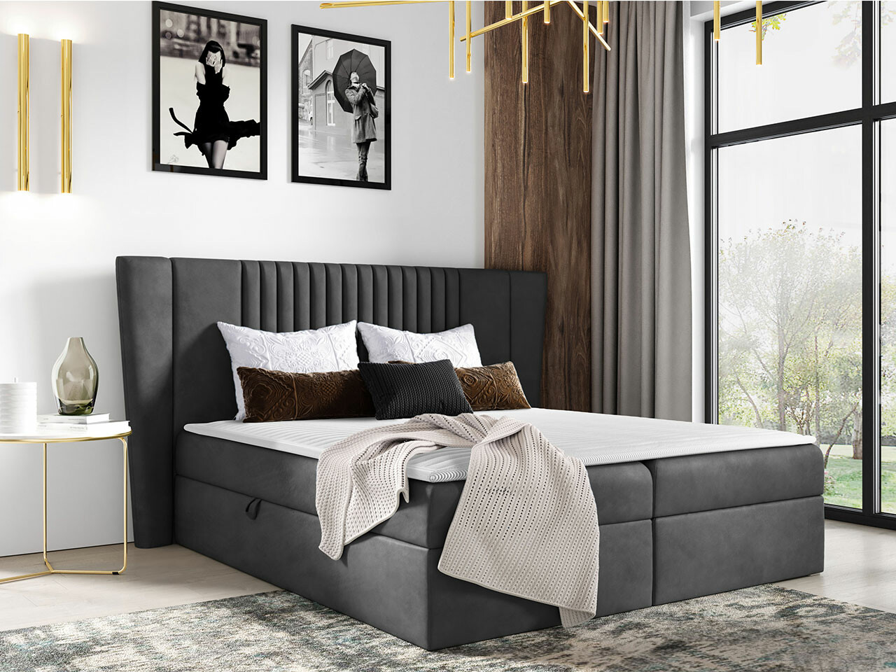 Boxspring krevet Baltimore 184 (Magic Velvet 2271)