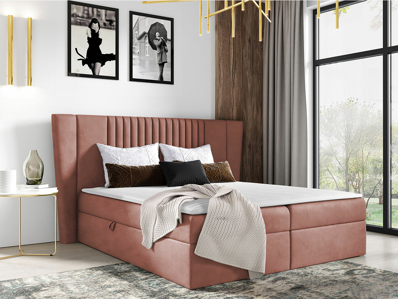 Boxspring krevet Fenestra (Magic Velvet 2258)